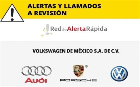 Profeco Y Volkswagen Llamado A Revisi N De Veh Culos Volkswagen Audi