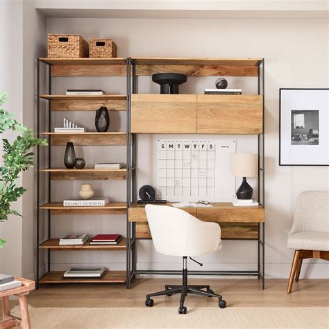 West Elm Industrial Modular Wall Desk 49 AptDeco