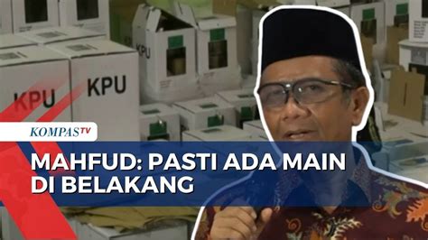 Geger Putusan Pemilu 2024 Ditunda Mahfud Md Abaikan Saja Youtube