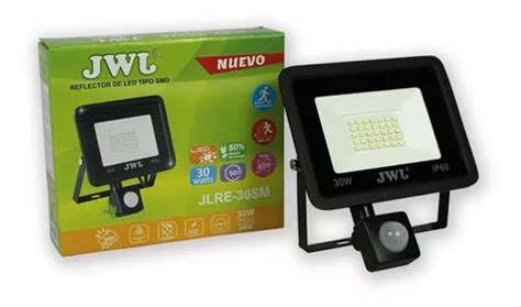 Reflector Led Con Sensor Movimiento 30w Luz Blanca Ip66 Jwj Meses Sin