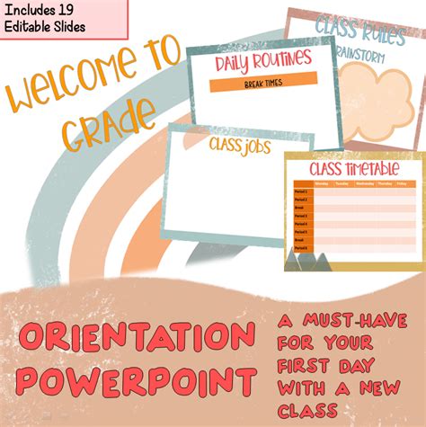 Orientation Powerpoint First Day Back At School • Teacha