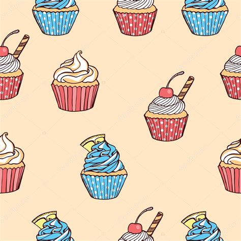 Hand Drawn Cupcakes Stock Vector By A Bachelorette 82192710