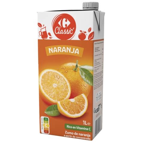 Zumo De Naranja Carrefour Classic Brik L Supermercado Online