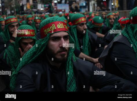 Beirut Lebanon Oct 24 2015 Beirut Lebanon 2015 Men Wait For The Beginning Of Ashuras