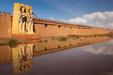 Atlas Film Studios Ouarzazate Morocco Stock Image Image Of Film