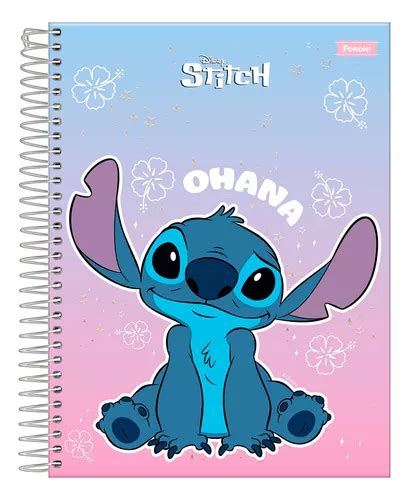 Caderno Colegial 10x1 160 Fls C D Foroni Stitch 2 Parcelamento Sem