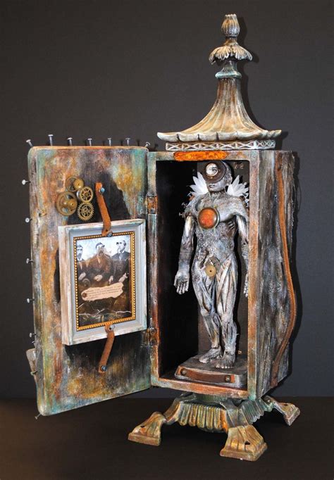 Pin By Chris On Assemblage Art In 2024 Shadow Box Art Found Object