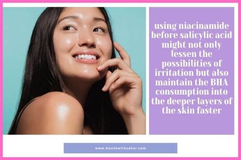 Is It Safe To Use Salicylic Acid And Niacinamide Together Dazzle With Sahar