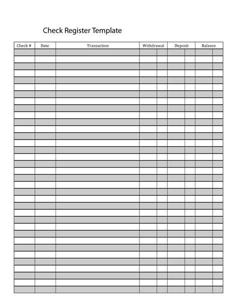 Checkbook Spreadsheet Intended For Checkbook Register Templates