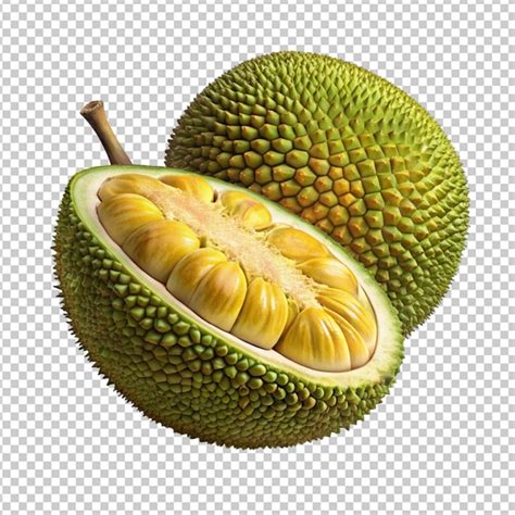 Premium Psd Fresh Durian Tropical Fruit