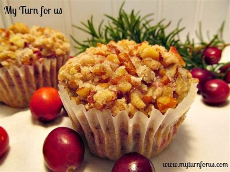 Fresh Cranberry Muffins With Easy Streusel My Turn For Us