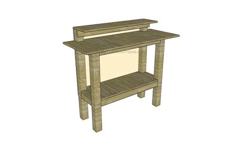 Stand Up Desk Plans | MyOutdoorPlans