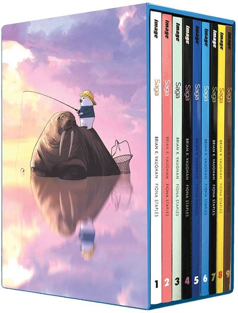 Saga Graphic Novel Volumes 1-9 Box Set | Graphic novel, Saga, Boxset