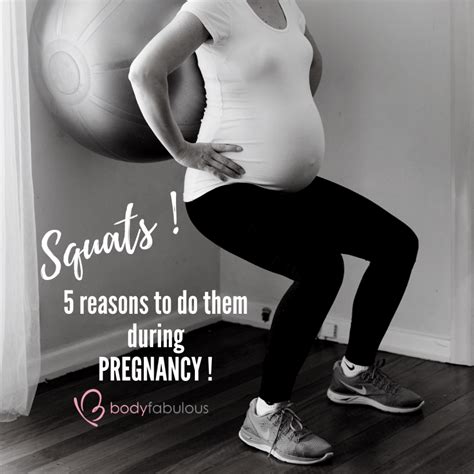 Safe Pregnancy Postpartum Squat Workout Bodyfabulous Pregnancy Women