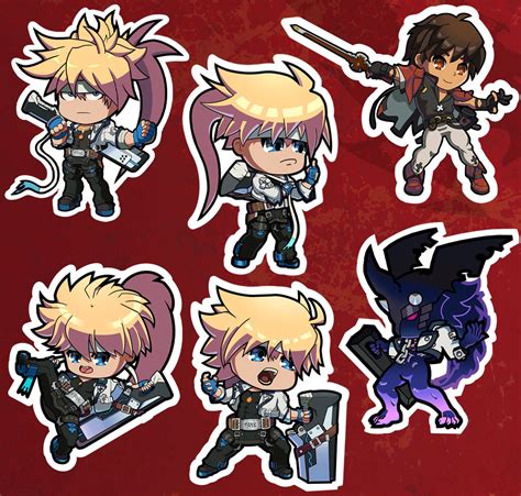 Guilty Gear Strive Stickers Bridget Chibi Etsy