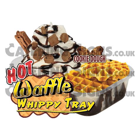 Cookie Dough Waffle Tray Catering Signs Uk