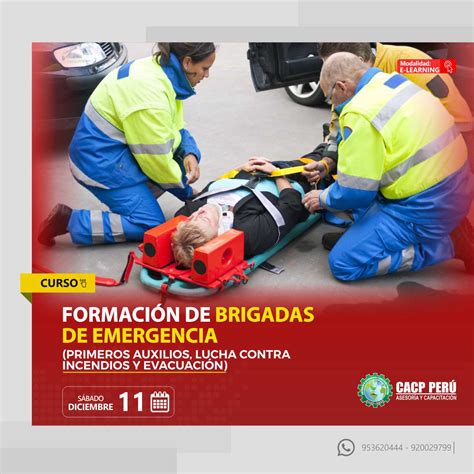 CACP Perú Curso Formación De Brigadas De Emergencia Primeros