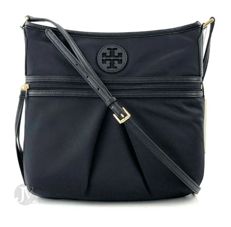 Tory Burch 57856 Nylon Swingpack Crossbody Bag Black