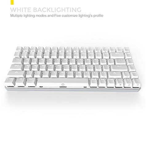 Drevo Excalibur Tenkeyless 84 Key White Backlit Full Metal Mechanical