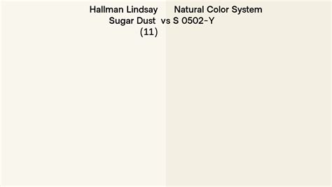 Hallman Lindsay Sugar Dust 11 Vs Natural Color System S 0502 Y Side