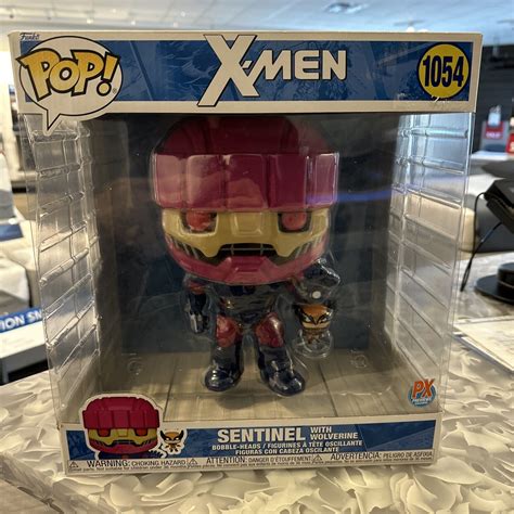 Funko Pop Vinyl Jumbo 10 Marvel Sentinel With Wolverine