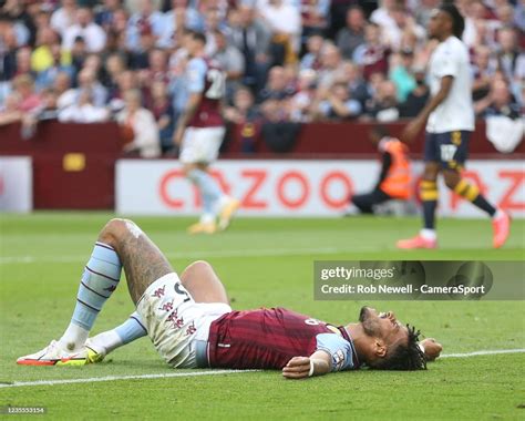 Aston Villas Tyrone Mings During The Premier League Match Between