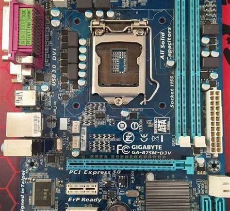 Материнская плата gigabyte GA-B75M-D3V Москва | Комьютерные аксессуары ...