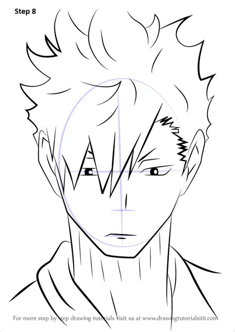 Learn How To Draw Kuroo Tetsurou From Haikyuu Haikyuu Step By