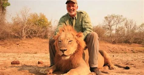 Un chasseur de trophées tue un lion endormi puis célèbre pendant que