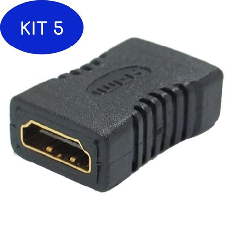 Kit Adaptador Emenda Hdmi Femea X Hdmi Femea X Cell Xc E Hf Em