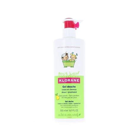 Klorane Petit Junior Gel Douche Corps Et Cheveux à La Poire 500ml