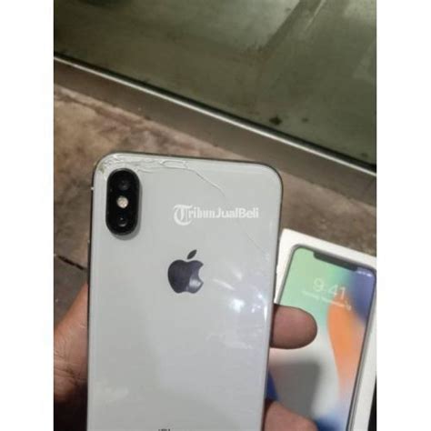 HP IPhone X 64 GB Bekas Warna Putih Siap Pakai Harga Murah Di Surabaya