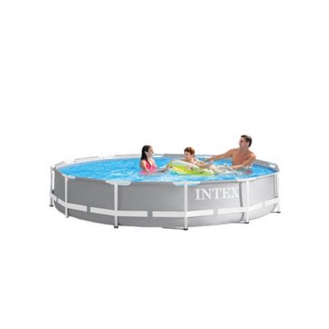 Intex 26711eh 12ft X 30in Frame Above Ground Swimming Pool Set And Robot Vacuum 2 Piece Kroger