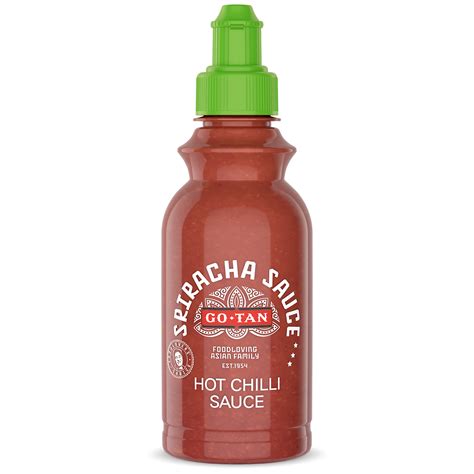 Go Tan Sriracha Sauce Tulinen Chilikastike 215ml — Horeca Tukku Kespro