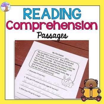 Reading Comprehension Passages With Teddy Bear