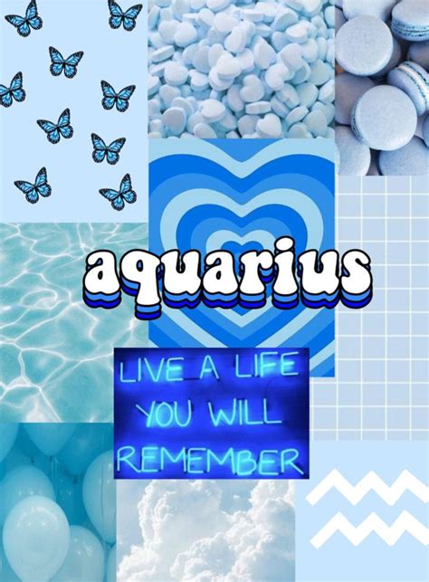 Aesthetic Aquarius Collage 🌊 Aquarius Aesthetic Aquarius Art Aquarius