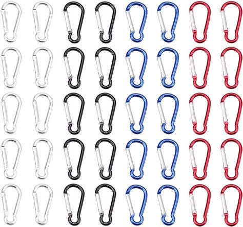 Amazon Pack Keychain Carabiner Clip Assorted Colors Small Mini