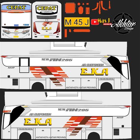 Livery Bussid Eka Cepat Persada Ini Listnya Esportsku