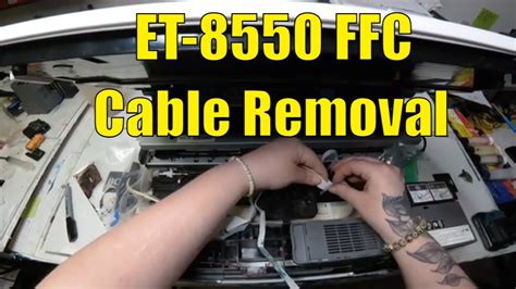 Remove Install FFC Cables In Epson ET 8550 EcoTank YouTube