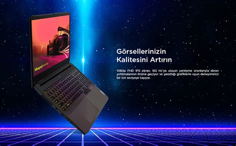 Lenovo Ideapad Gaming Diz St Bilgisayar Fhd Amd Ryzen