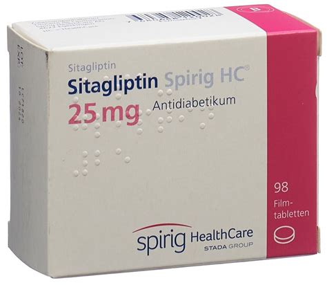 SITAGLIPTINE Spirig HC Cpr Pell 25 Mg Blist 98 Pce Commander En Ligne