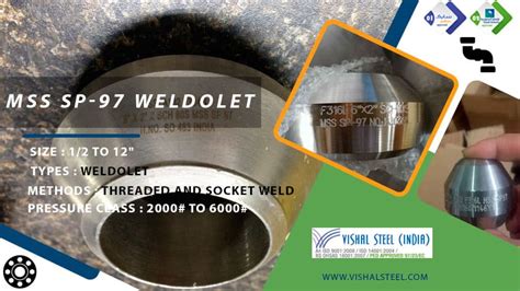 MSS SP 97 Weldolet And Sockolet Thredolet Fittings 52 OFF