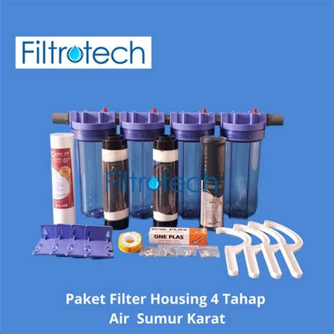 Jual Paket Filter Housing Air Sumur Karat Besi Tahap Drat