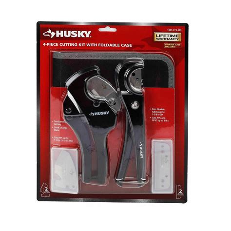 Husky Piece Pvc Cutting Kit With Foldable Pouch And Replacement