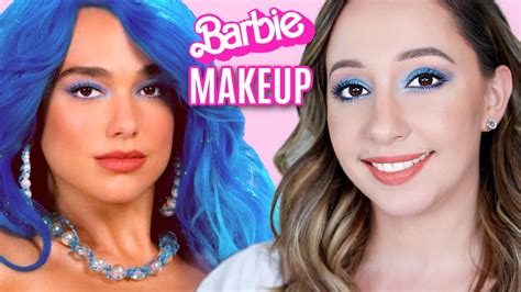 I Tried Dua Lipa S Barbie Makeup Youtube