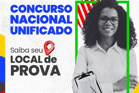 Concurso Nacional Unificado candidatos já podem conferir o local de