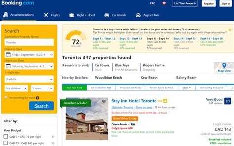The Best Hotel Booking Site In Canada: A Comparison Of Price And User ... 