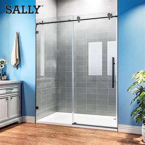 Sally Frameless Shower Enclosure Doors Ansi Bsen Tempered Glass