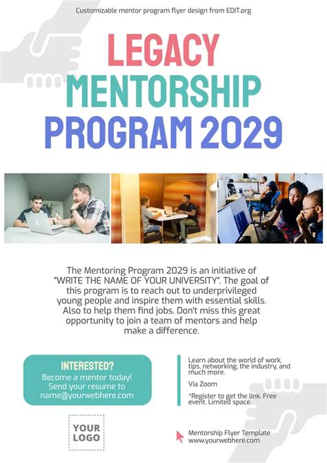 Free Mentoring Program Flyer Templates Online