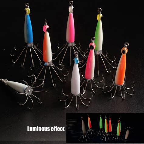 Glow Dark Baits Fishing Lures Led Luminous Artificial Hard Bait